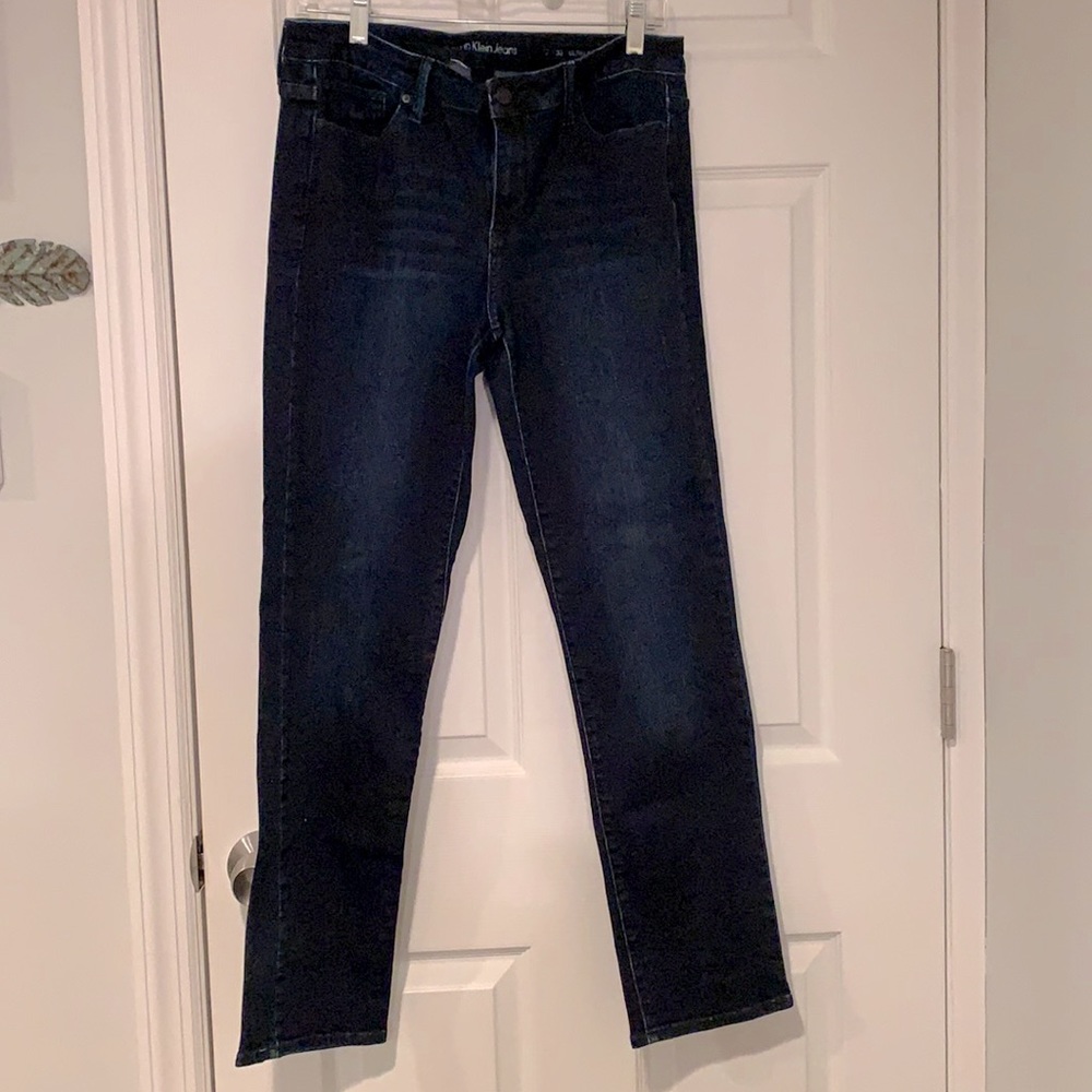 Calvin Klein Dark Blue Ultimate Skinny Jeggings